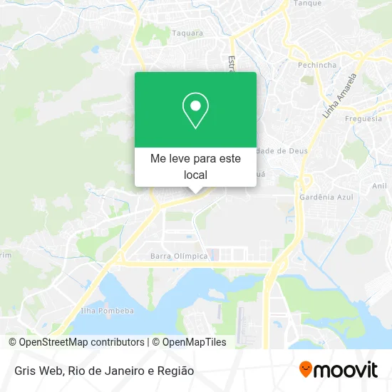 Gris Web mapa