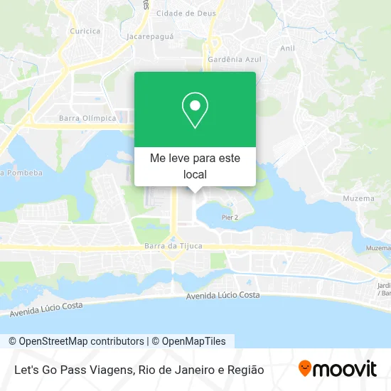 Let's Go Pass Viagens mapa