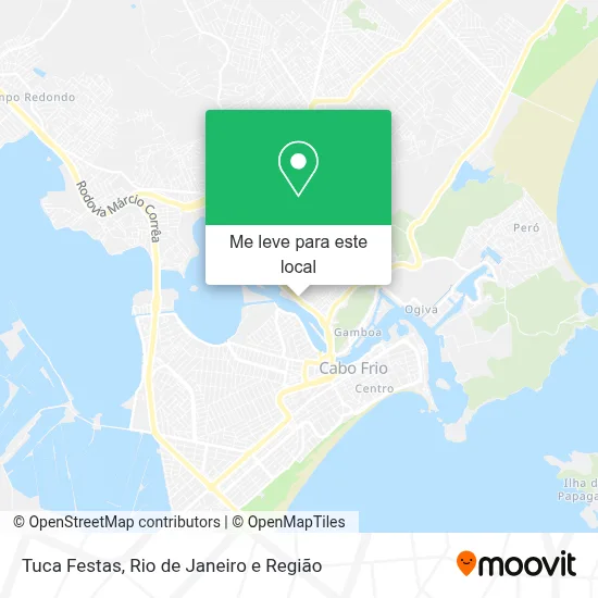 Tuca Festas mapa