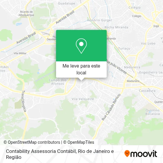 Contability Assessoria Contábil mapa