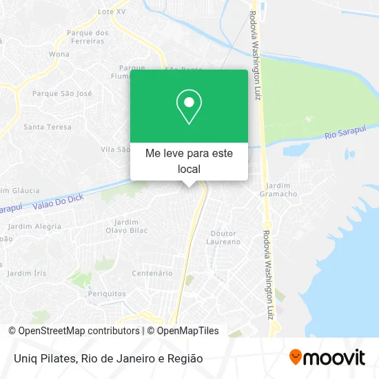 Uniq Pilates mapa