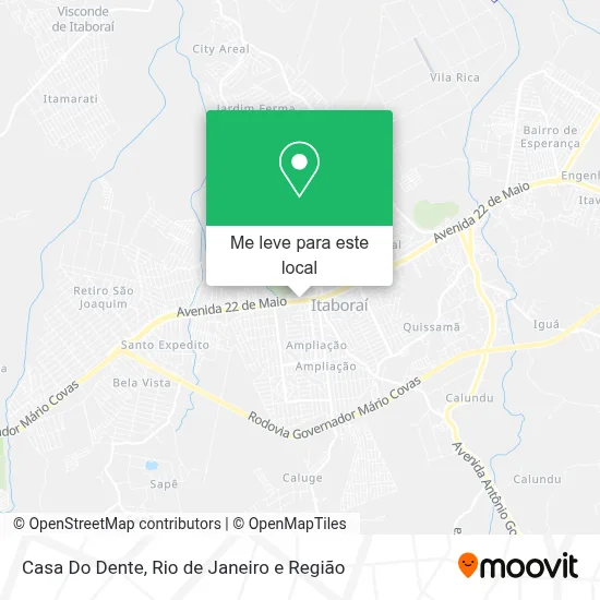 Casa Do Dente mapa