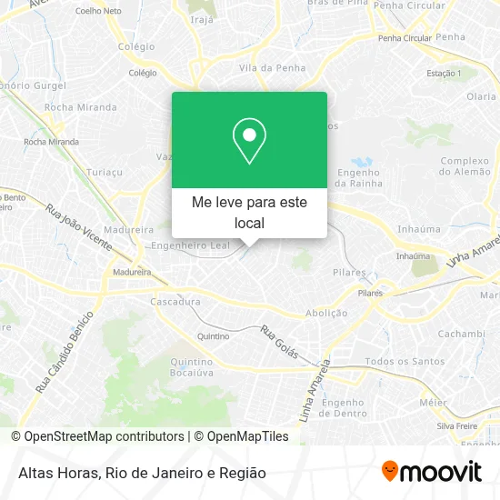 Altas Horas mapa