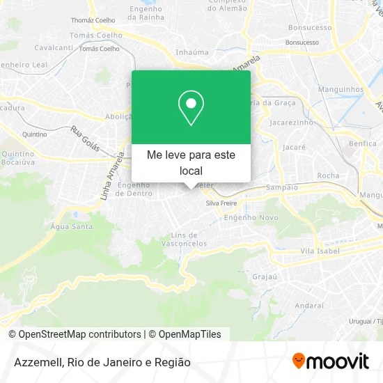 Azzemell mapa