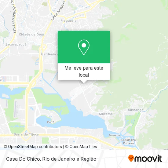 Casa Do Chico mapa