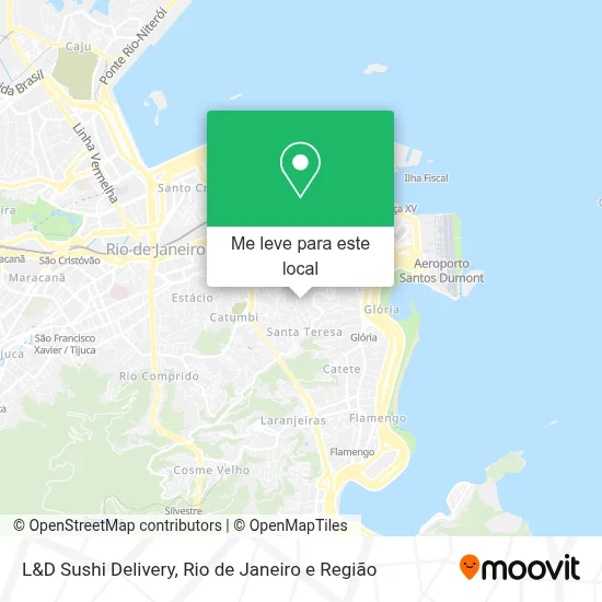 L&D Sushi Delivery mapa