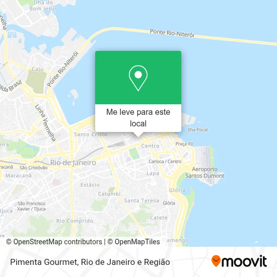 Pimenta Gourmet mapa