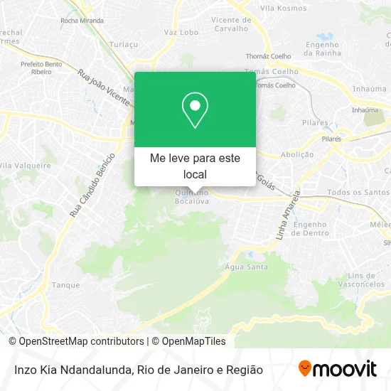 Inzo Kia Ndandalunda mapa