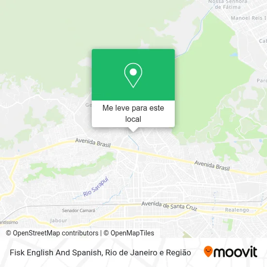 Fisk English And Spanish mapa