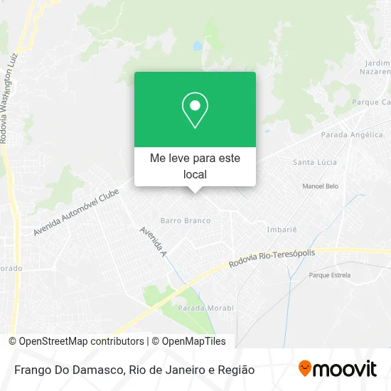 Frango Do Damasco mapa