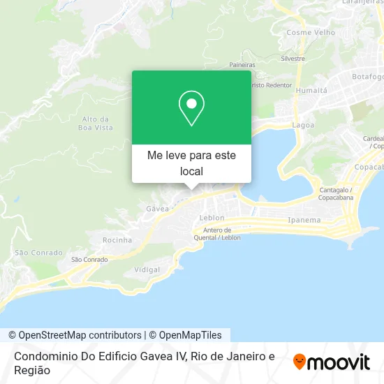 Condominio Do Edificio Gavea IV mapa