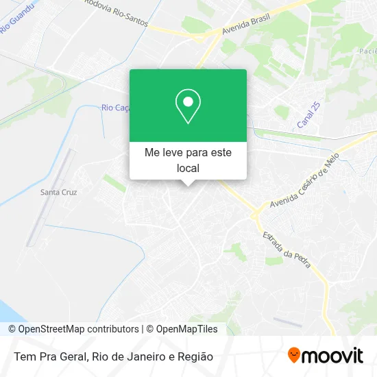 Tem Pra Geral mapa