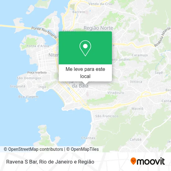 Ravena S Bar mapa