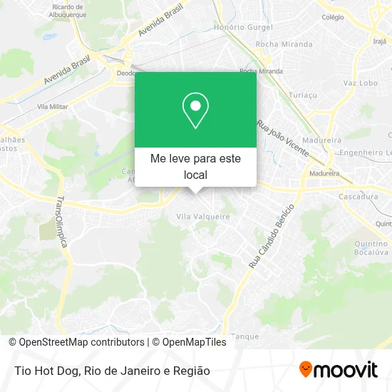Tio Hot Dog mapa