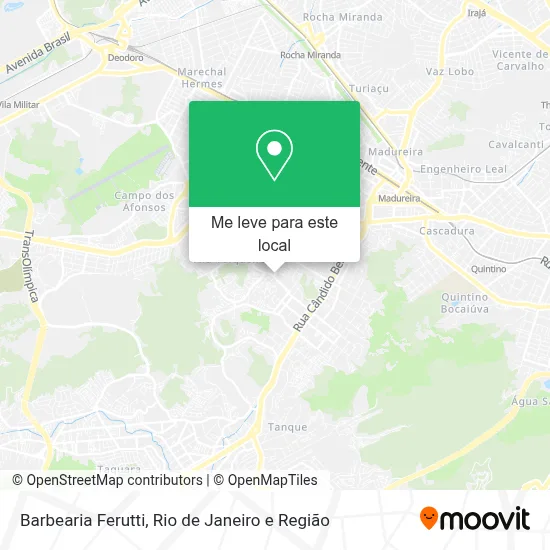 Barbearia Ferutti mapa
