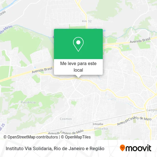 Instituto Via Solidaria mapa
