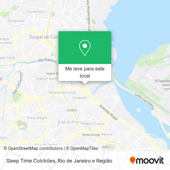 Sleep Time Colchões mapa