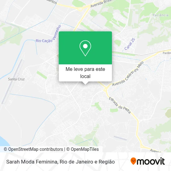 Sarah Moda Feminina mapa