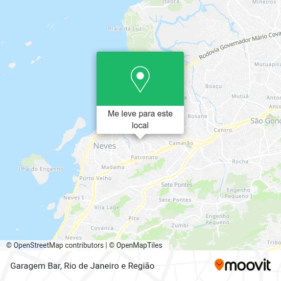 Garagem Bar mapa