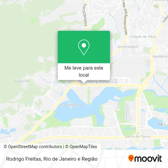 Rodrigo Freitas mapa
