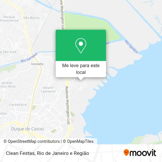 Clean Festas mapa