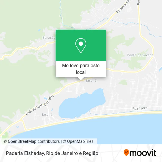 Padaria Elshaday mapa