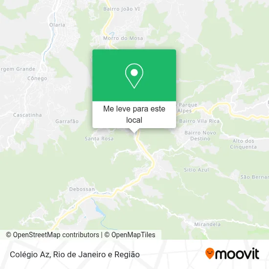 Colégio Az mapa