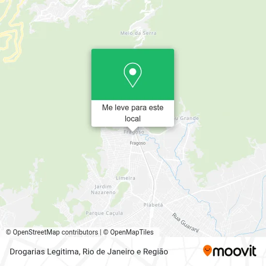 Drogarias Legitima mapa