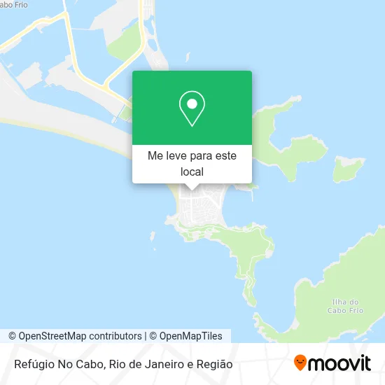 Refúgio No Cabo mapa