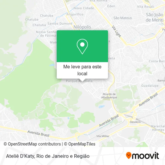 Ateliê D'Katy mapa