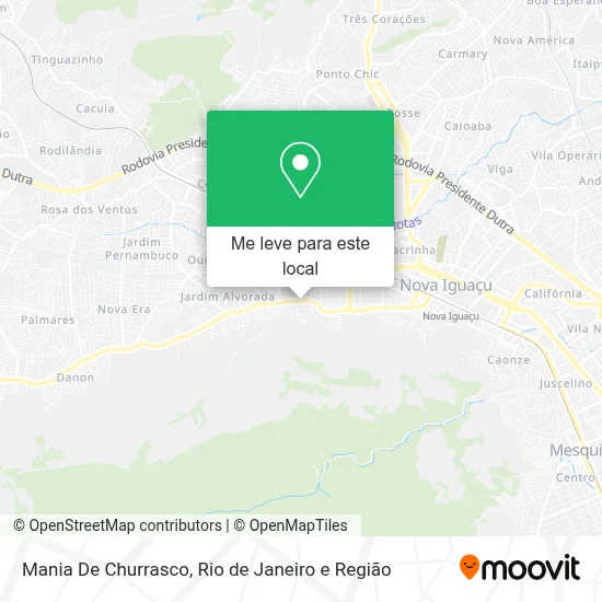 Mania De Churrasco mapa