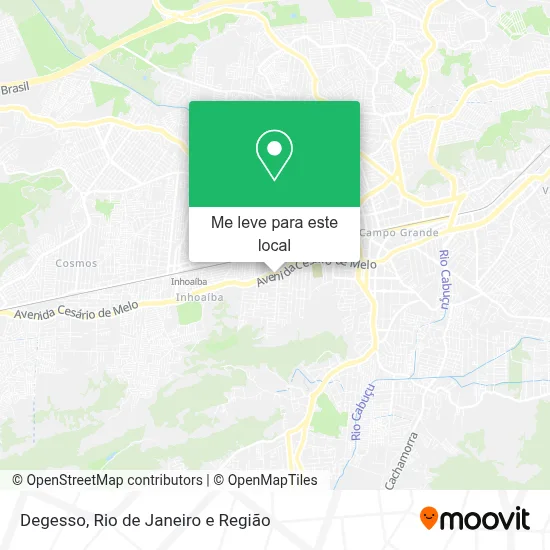 Degesso mapa