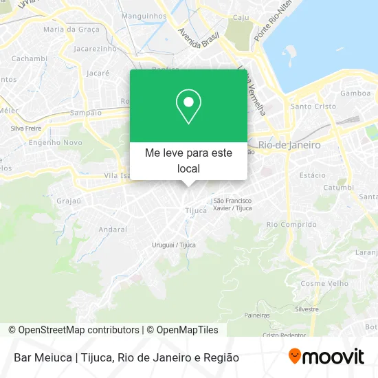 Bar Meiuca | Tijuca mapa