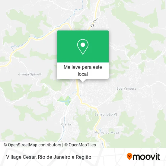 Village Cesar mapa