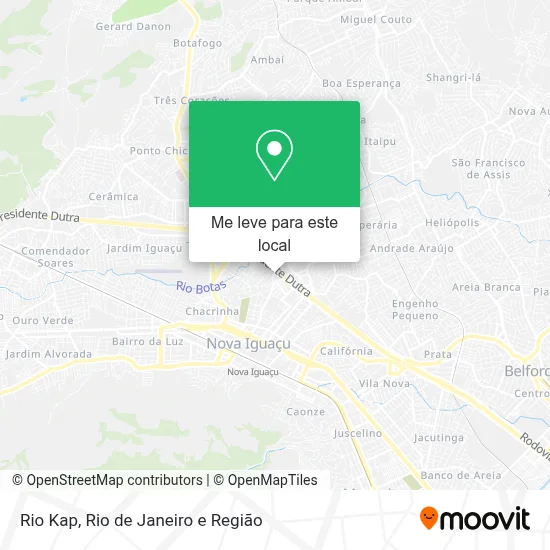 Rio Kap mapa
