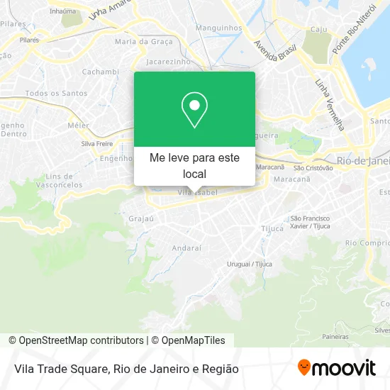 Vila Trade Square mapa