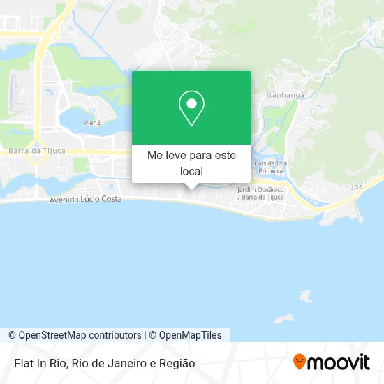Flat In Rio mapa