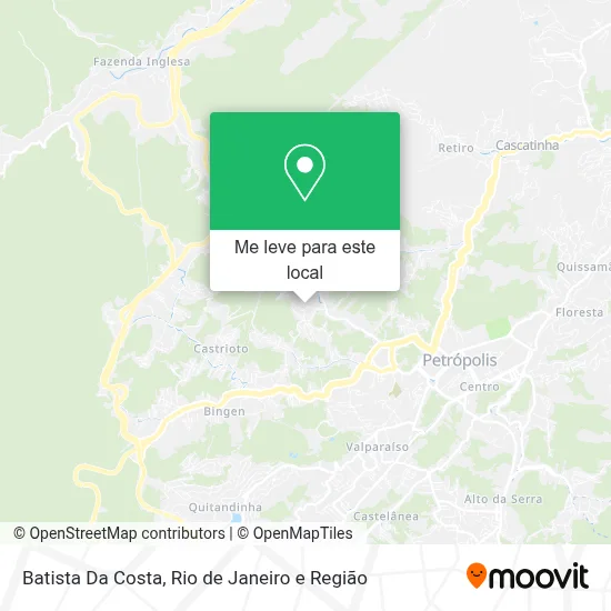 Batista Da Costa mapa