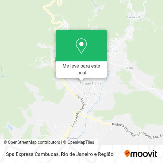 Spa Express Cambucas mapa