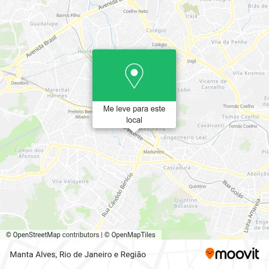 Manta Alves mapa