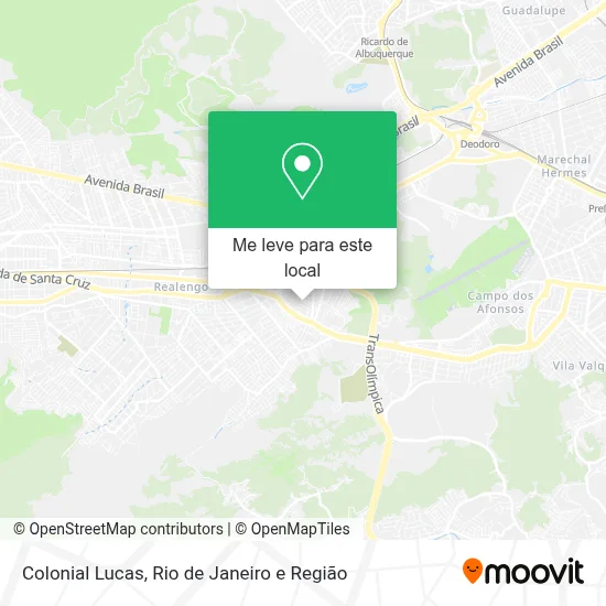 Colonial Lucas mapa