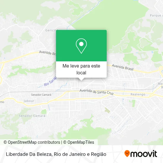 Liberdade Da Beleza mapa