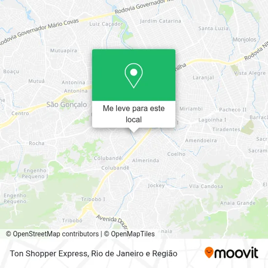 Ton Shopper Express mapa