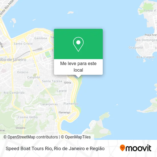 Speed Boat Tours Rio mapa