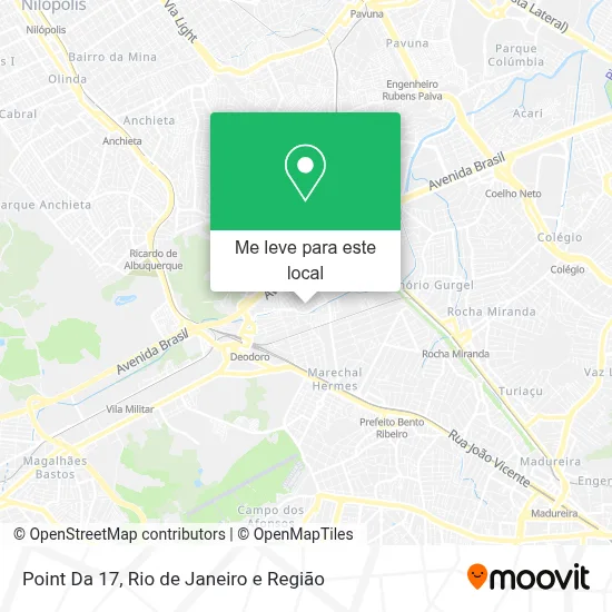 Point Da 17 mapa