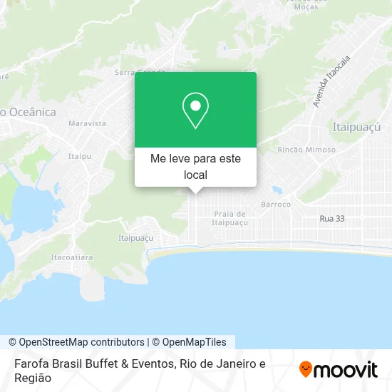 Farofa Brasil Buffet & Eventos mapa
