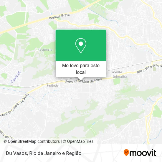 Du Vasos mapa