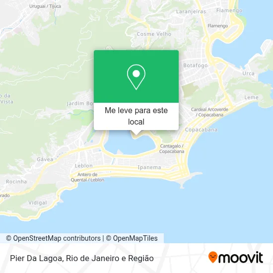 Pier Da Lagoa mapa