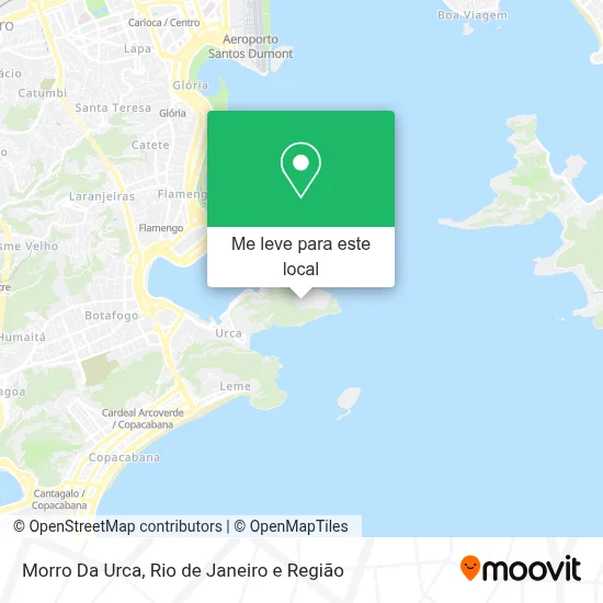 Morro Da Urca mapa