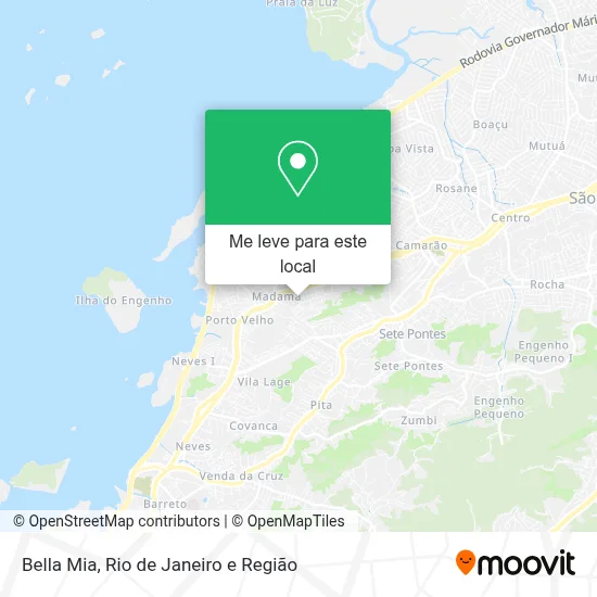 Bella Mia mapa